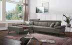 sofa couch grau meliert